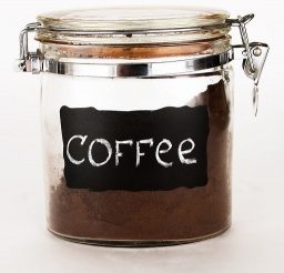 Conservar café en frasco