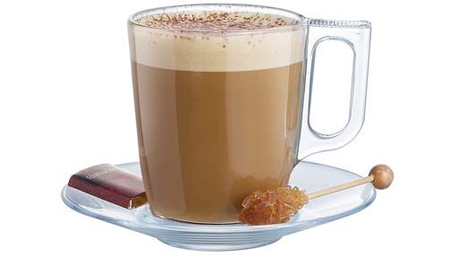 taza para el cafe con leche de Vidrio Luminarc