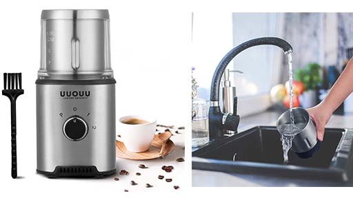 Molinillo de café eléctrico de Cuchillas Desmontable