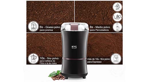 Molinillo de café eléctrico de Cuchillas mini,