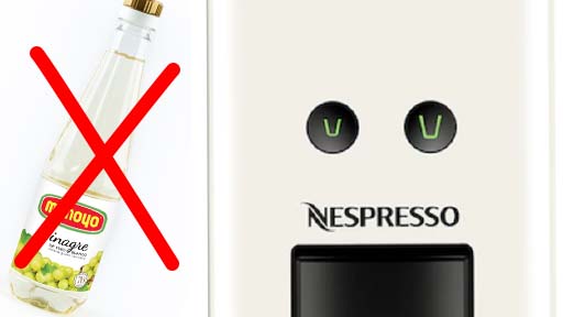 se puede descalcificar una cafetera Nespresso con Vinagre, como descalcificar una cafetera nespresso, comolimpiar una cafetera nespresso