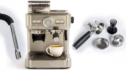 , cafetera con molino, cafetera con molino integrado, cafetera con molinillo integrado, cafetera con molino de café