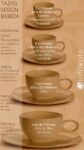 medidas de tazas para café, tazas para cafetería, tazas barista